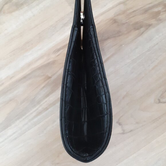 Christian Lacroix Croc Embossed Sasha Clutch Shoulder Bag - Picture 3 of 11